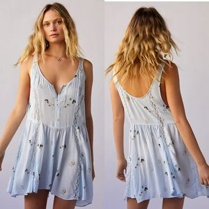 NWT Free People Give A Little Mini Slip